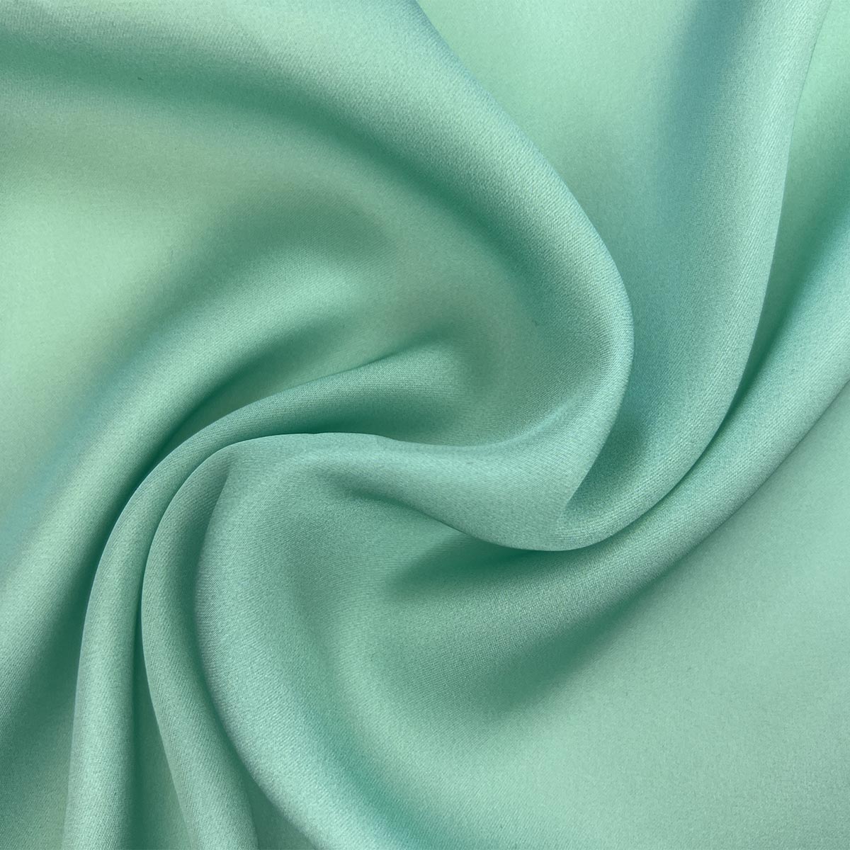 Faux Silk Satin - Cabbage Unicolor Fabric