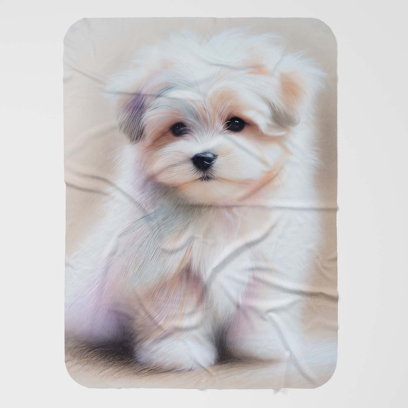 Cute Little Dog - Throw Blanket