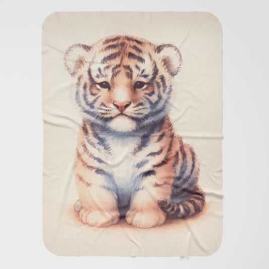 Cute Little Tiger - Throw Blanket