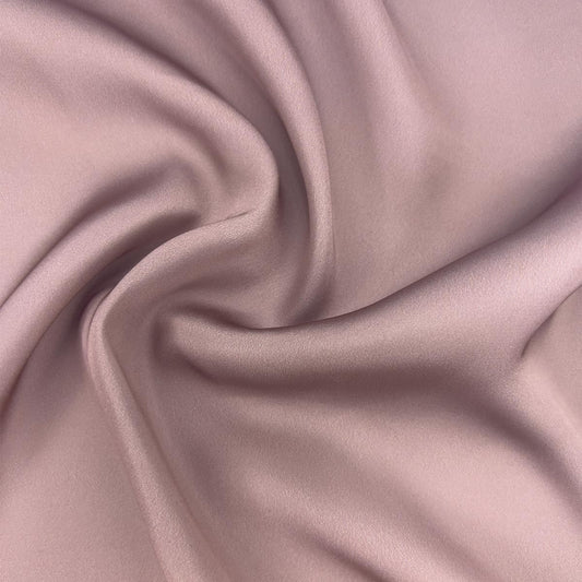 Faux Silk Satin - Dusky Orchid Unicolor Fabric