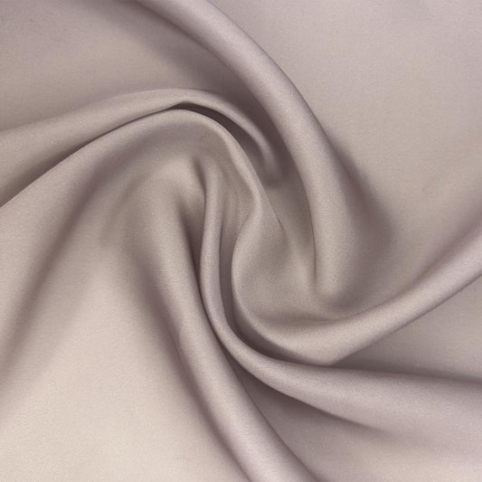 Faux Silk Satin - Mushroom Unicolor Fabric