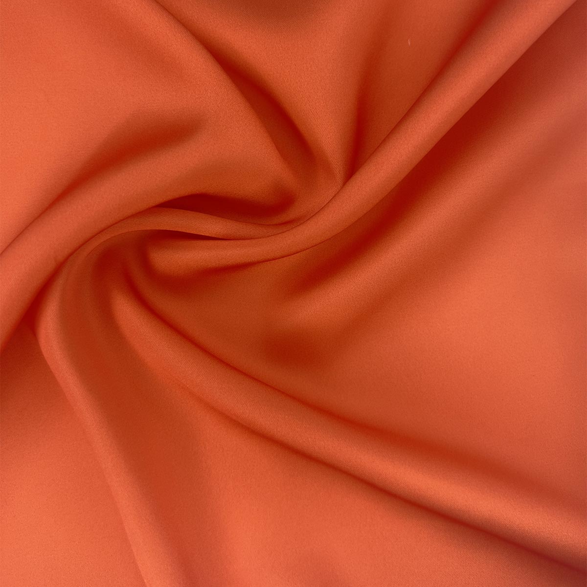 Faux Silk Satin - Orangeade Unicolor Fabric