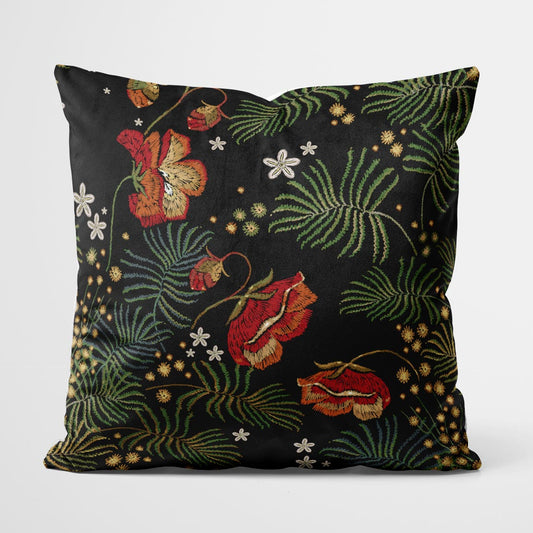 Rose and Mimosa Pillow