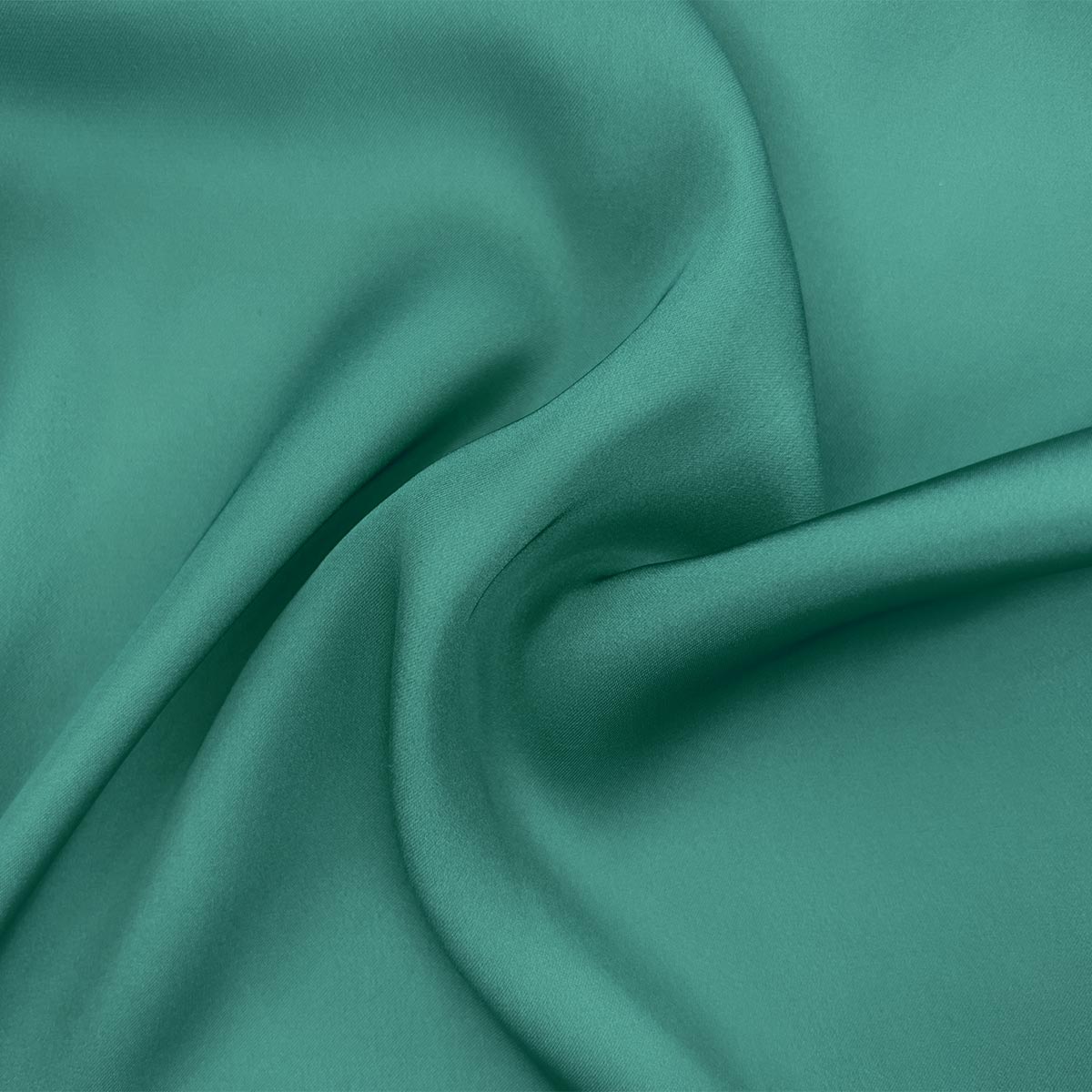 Faux Silk Satin - Verdigris Unicolor Fabric