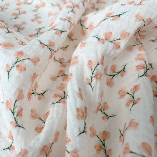 Floral Double Gauze Fabric