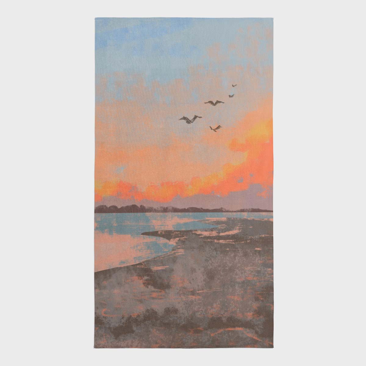 Sunset - Microfiber Beach Towel