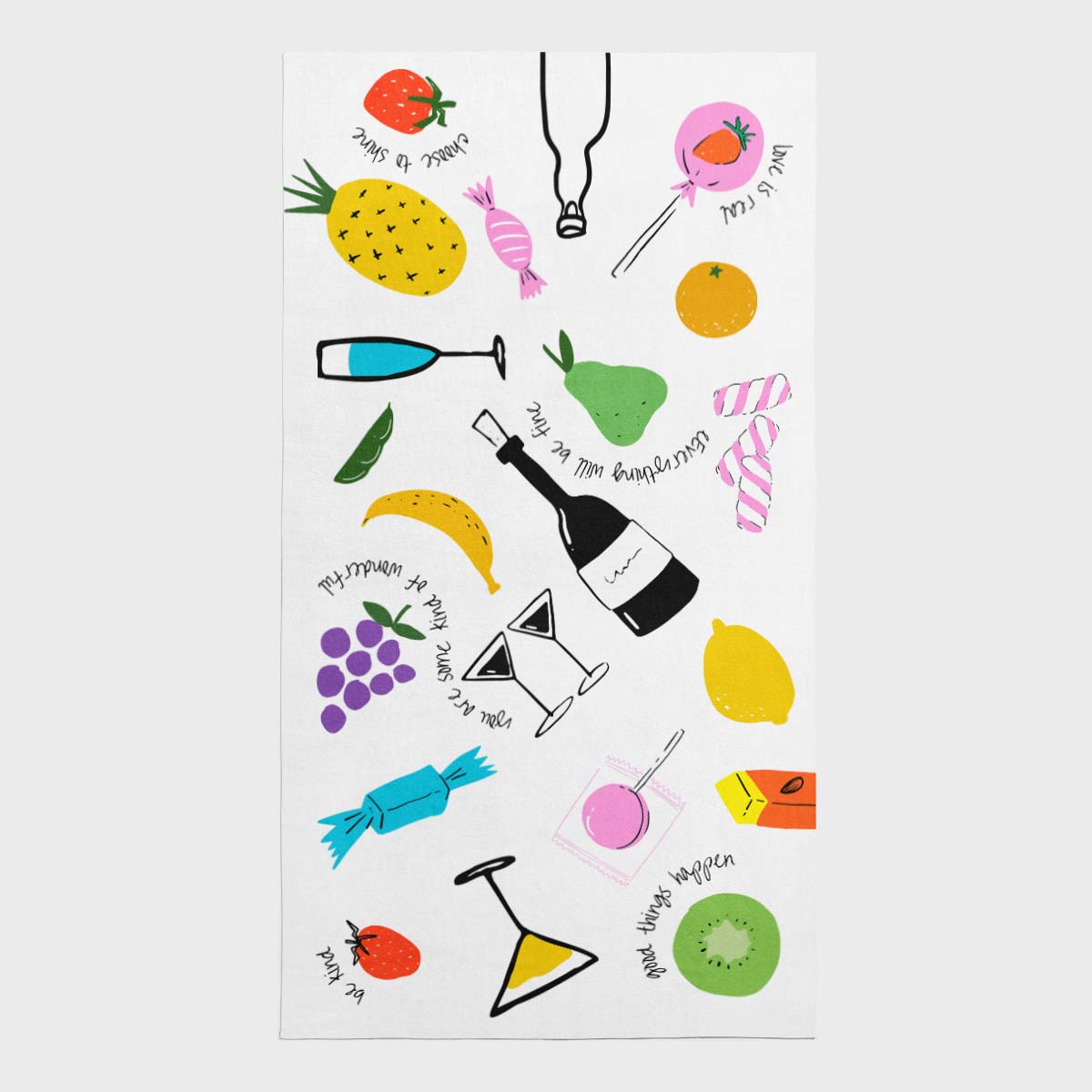 Sweet life - Microfiber Beach Towel